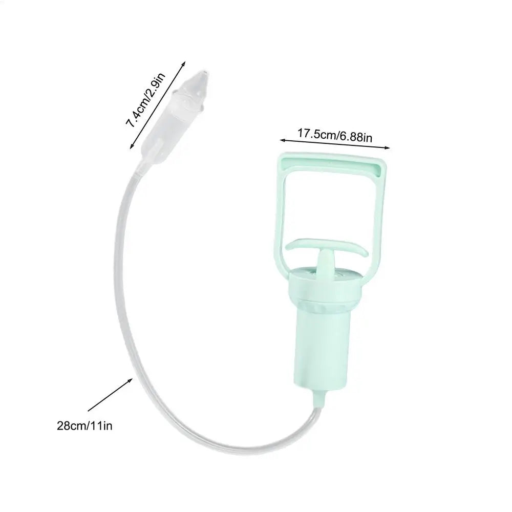 Baby Nasal Aspirator Powerful Hand Pump Safe Comfortable Nose Cleaner For Newborns Toddlers Kids Congestion Relief Mucus Remover