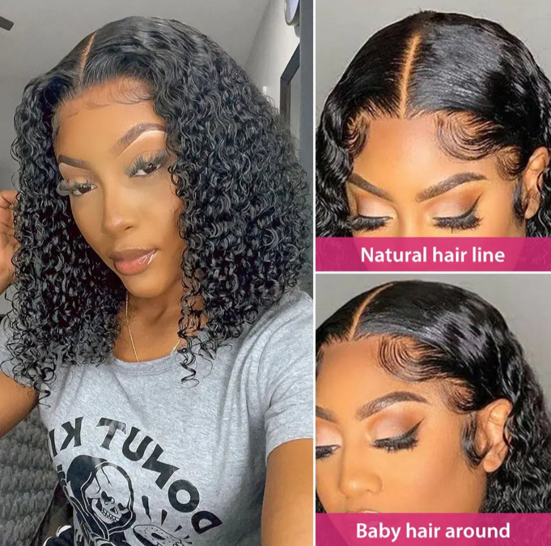 Perruques Courtes Bob en Cheveux Naturels Vietnamiens