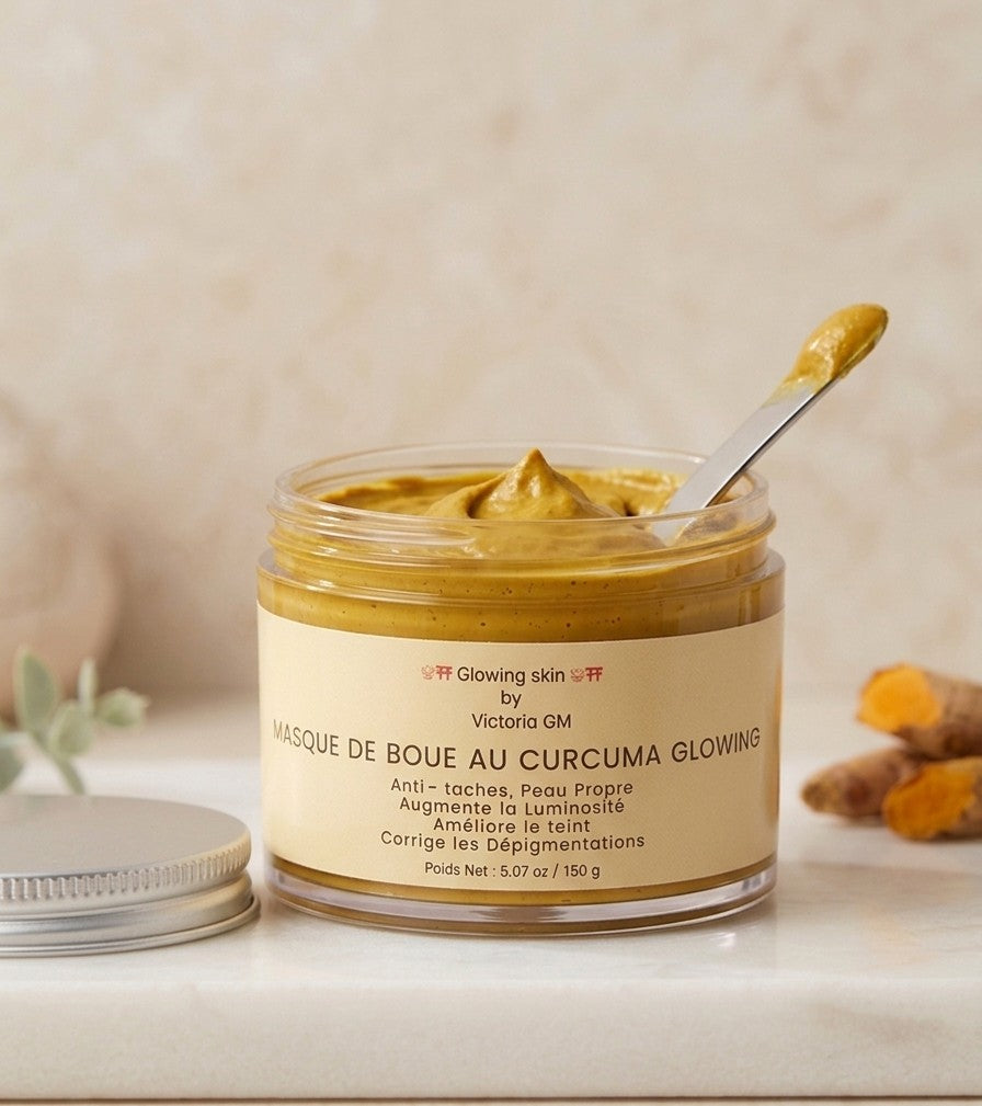 Masque de Boue au Curcuma GLOWING SKIN by Victoria GM