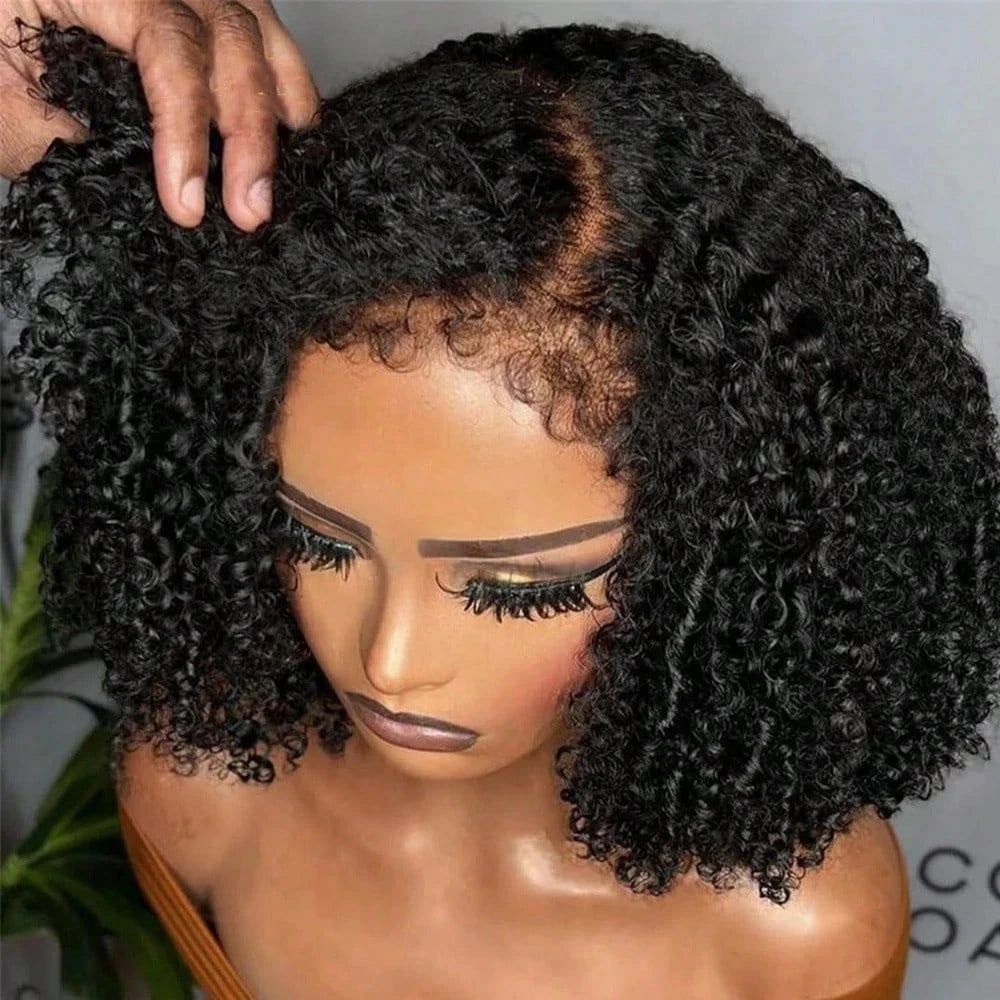 Jerry Curly Lace Front Wigs Human Hair Brazilian Human Hair Wig Natural Full Lace Pre-Plucked Lace Wig With Baby Hair Women