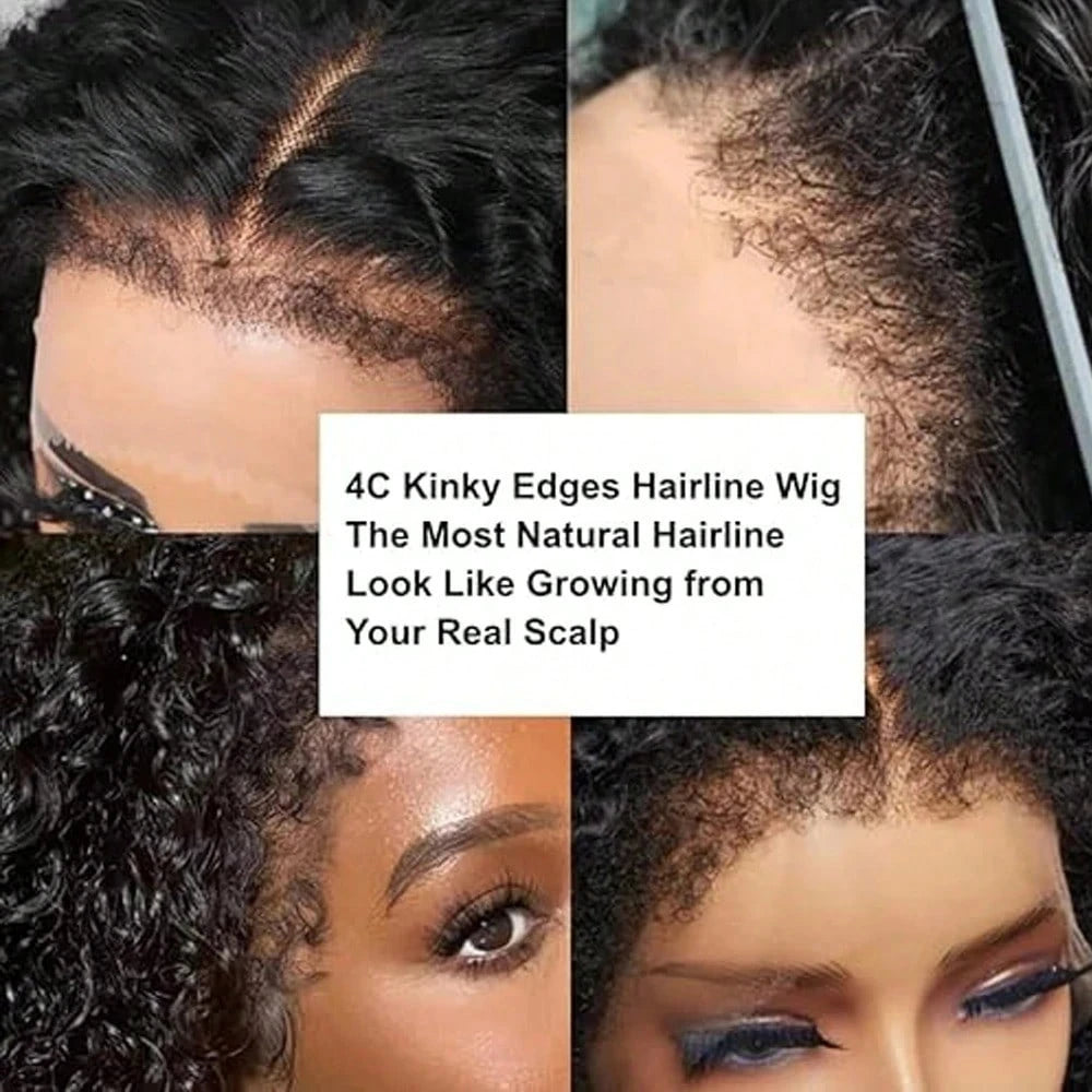 Jerry Curly Lace Front Wigs Human Hair Brazilian Human Hair Wig Natural Full Lace Pre-Plucked Lace Wig With Baby Hair Women