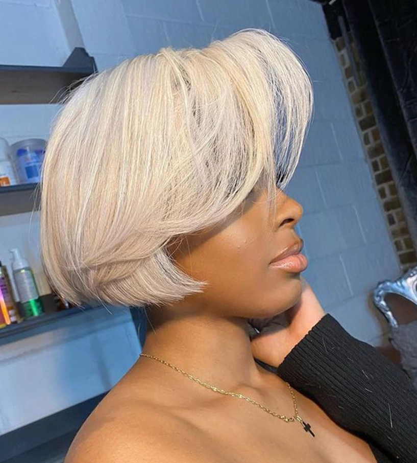Perruques Pixie 613 Courtes Blanches