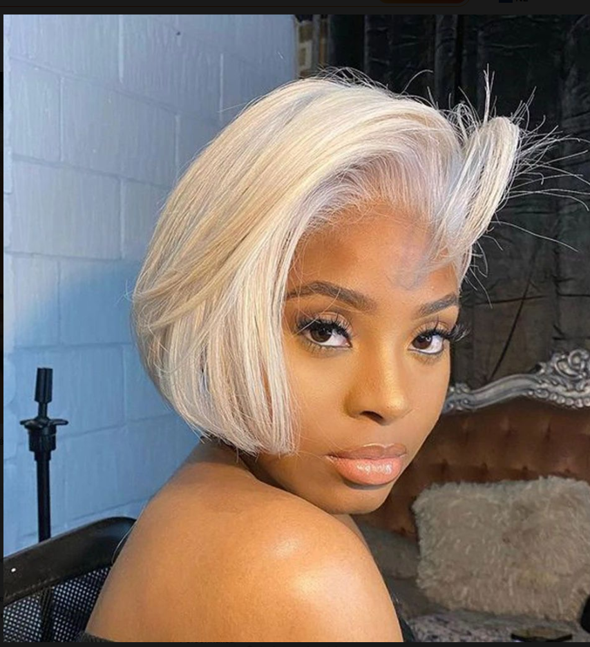 Perruques Pixie 613 Courtes Blanches