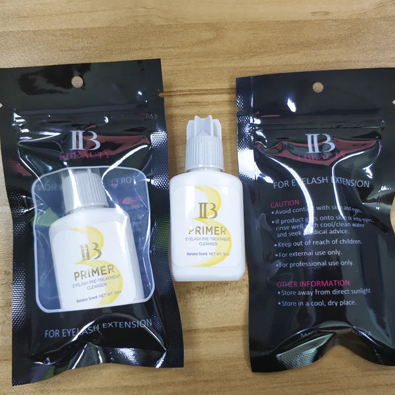 15ml ibeauty Primer for Eyelash Extensions Glue Application Korea Professional Clear Primer Makeup Tool 10 bottles