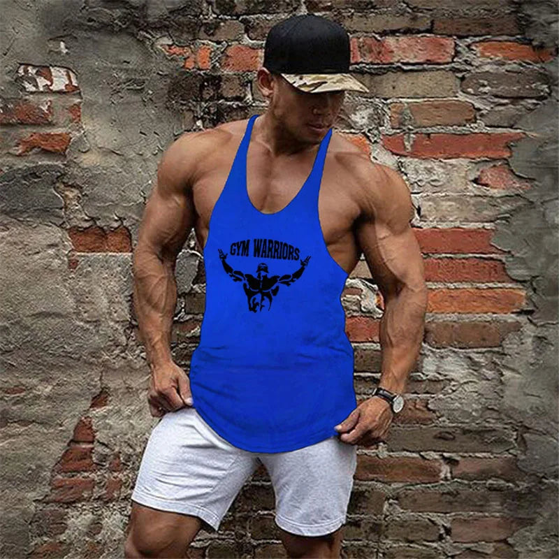 Muscle Guys Brand Clothing Gym Tank Tops Men's Fitness Cotton Clothes Singlets Men Stringer Bodybuilding Sleeveless Shirt