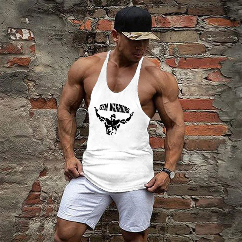 Muscle Guys Brand Clothing Gym Tank Tops Men's Fitness Cotton Clothes Singlets Men Stringer Bodybuilding Sleeveless Shirt