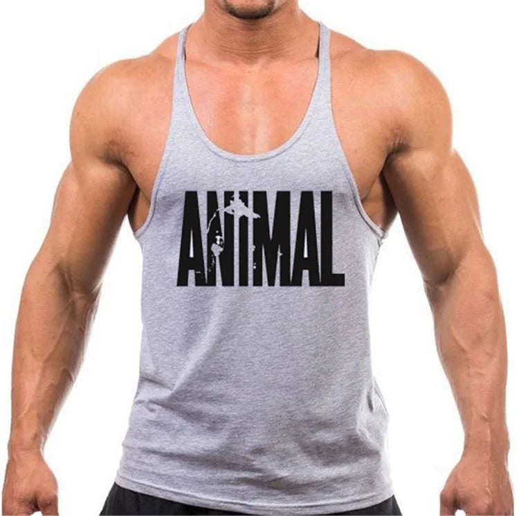Muscle Guys Brand Clothing Gym Tank Tops Men's Fitness Cotton Clothes Singlets Men Stringer Bodybuilding Sleeveless Shirt