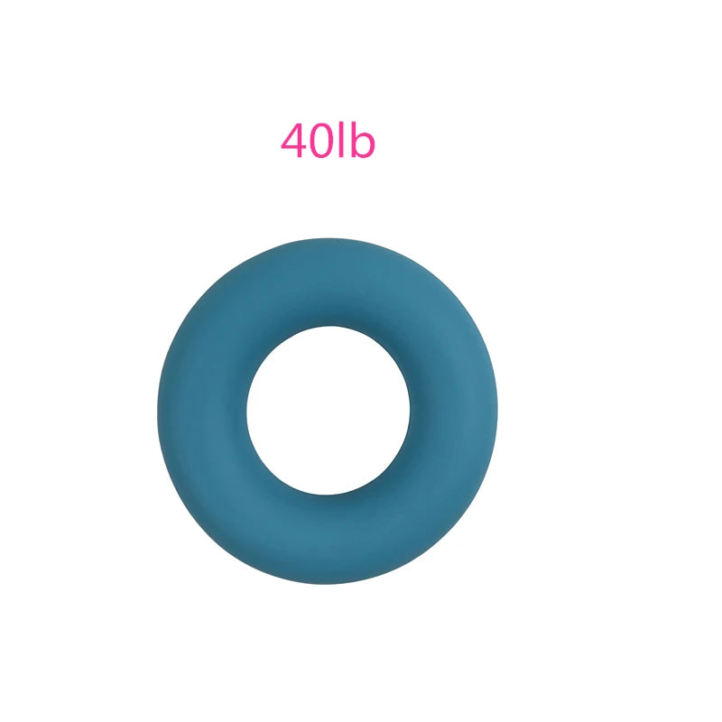 Fitness 30lb 40lb 50lb Strength Hand Grip Muscle Power Training Silicone Easy Carrier Hand Grips Fitness Silicone Ring Exerciser