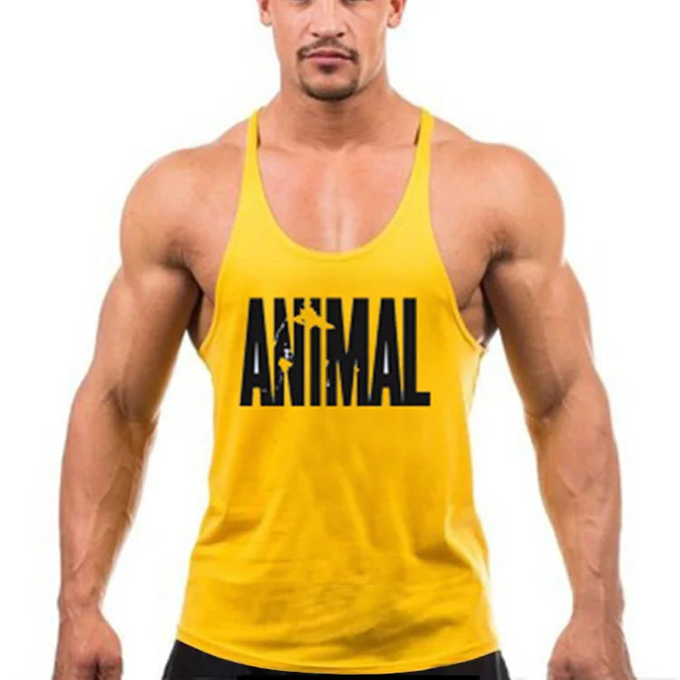 Muscle Guys Brand Clothing Gym Tank Tops Men's Fitness Cotton Clothes Singlets Men Stringer Bodybuilding Sleeveless Shirt