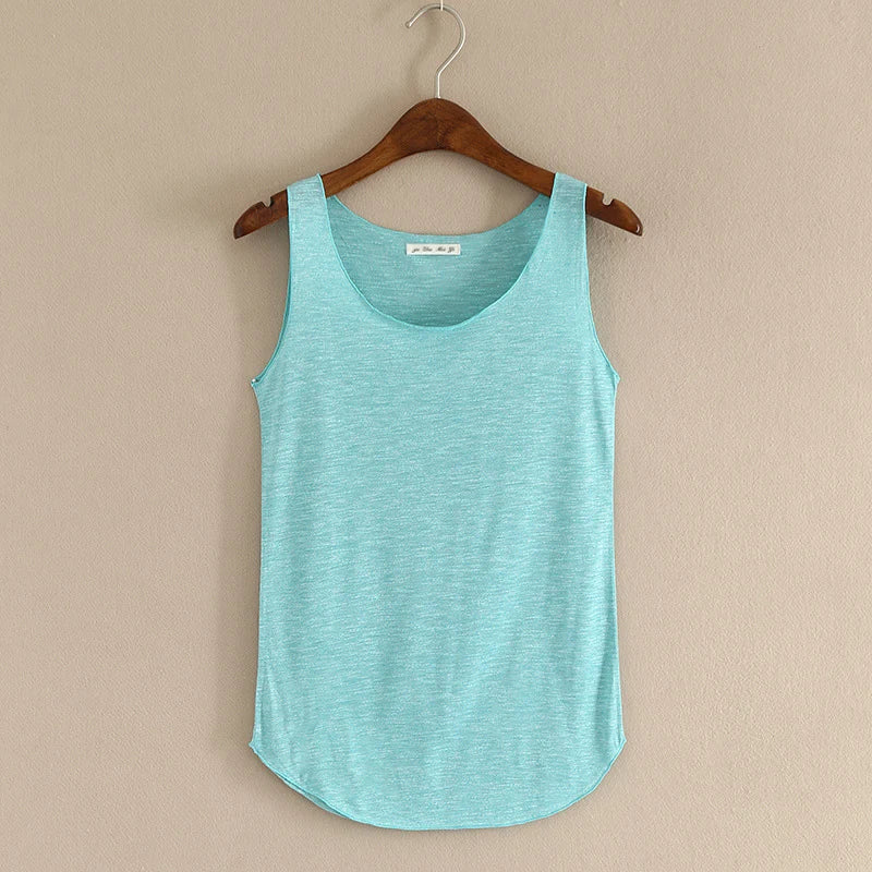 HOT Summer Fitness Tank Top New T-Shirt Plus Size Loose Model Women's T-Shirt Cotton O-Neck Slim Tops Fashion Women's Clothes
