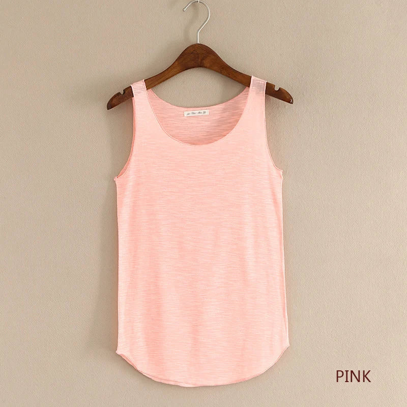 HOT Summer Fitness Tank Top New T-Shirt Plus Size Loose Model Women's T-Shirt Cotton O-Neck Slim Tops Fashion Women's Clothes
