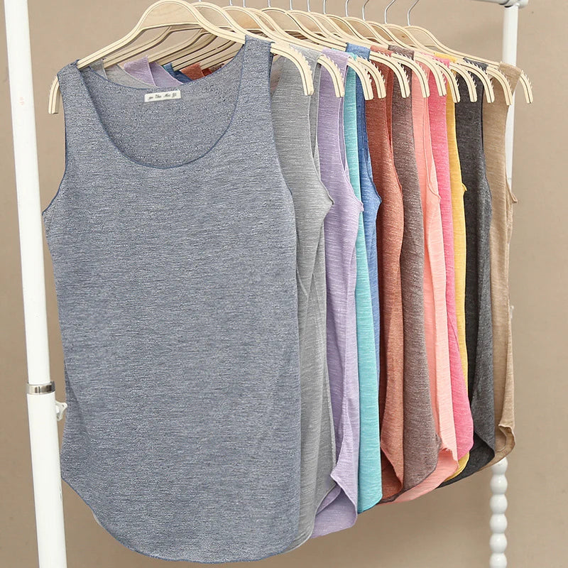 HOT Summer Fitness Tank Top New T-Shirt Plus Size Loose Model Women's T-Shirt Cotton O-Neck Slim Tops Fashion Women's Clothes