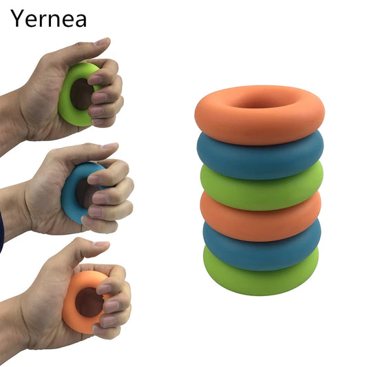 Fitness 30lb 40lb 50lb Strength Hand Grip Muscle Power Training Silicone Easy Carrier Hand Grips Fitness Silicone Ring Exerciser