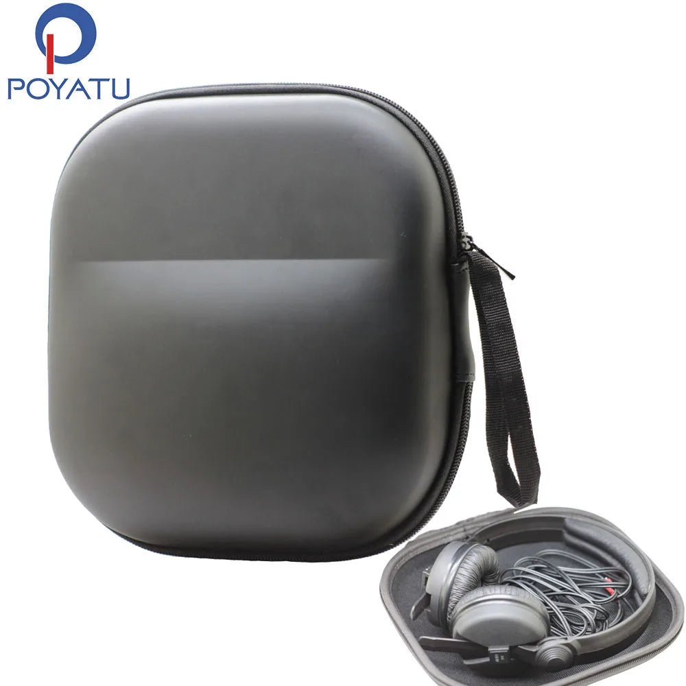 POYATU Earphone Case Bag For Sennheiser HD25 HD25-1 II HD25-SP HMD25 HME25 HMEC25 HME45 HMEC45 Headphones Case Box Cover Storage