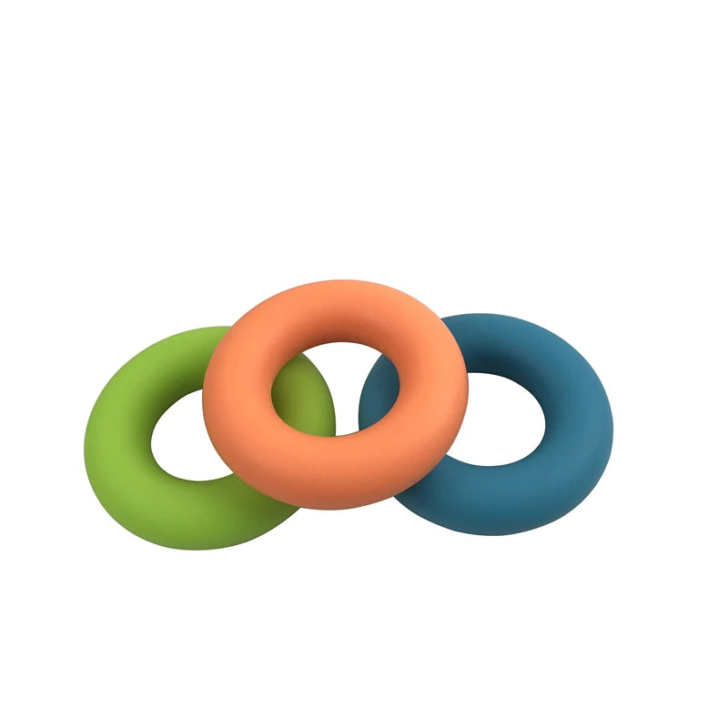 Fitness 30lb 40lb 50lb Strength Hand Grip Muscle Power Training Silicone Easy Carrier Hand Grips Fitness Silicone Ring Exerciser