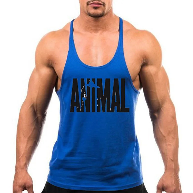 Muscle Guys Brand Clothing Gym Tank Tops Men's Fitness Cotton Clothes Singlets Men Stringer Bodybuilding Sleeveless Shirt