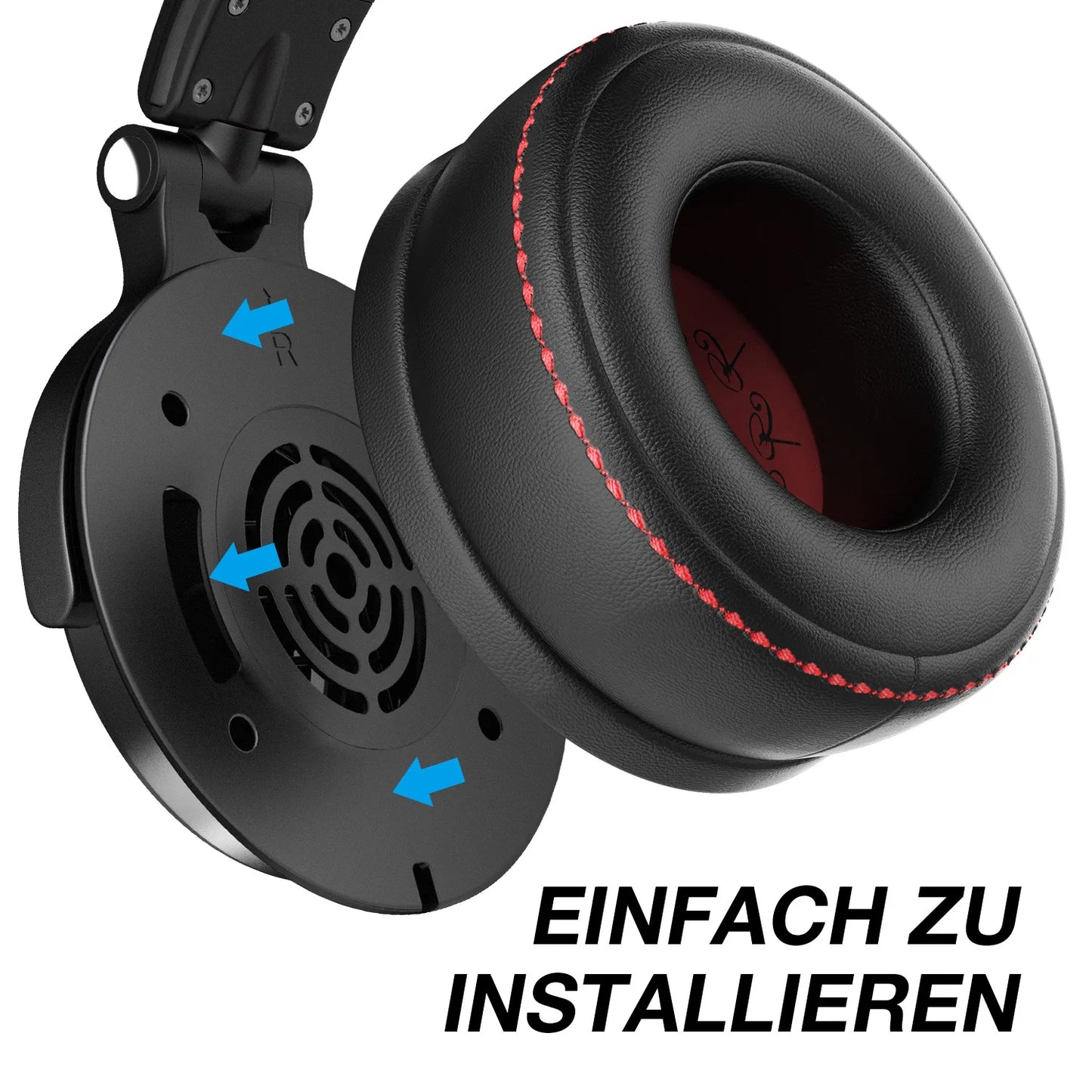 1 Pair Replacement Headphone Earpads Cushions Cover For Oneodio Pro 10/30/50/Pro C/Pro-M 95mm Over-Ear Soft Memory Foam Ear Pads