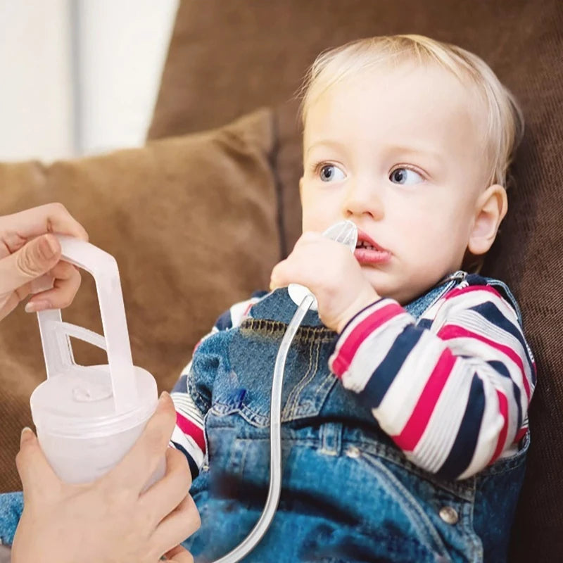 Baby Nasal Aspirator Powerful Hand Pump Nose Sucker Quiet Manual Nose Suctioners For Babies Baby Nasal Sucker Aspirator Snot