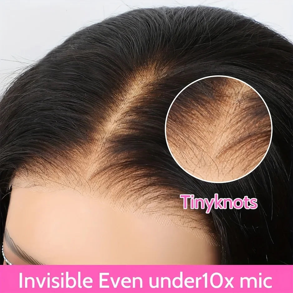 Glueless Straight Bob Human Hair Wigs 4x4 5x5 Pre Cut Lace Closure Put and Go Wig Pre Plucked &Bye Bye Knots Pre Everything Wig