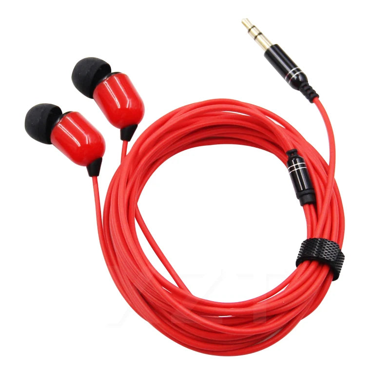 High-Quality Long In-Ear Wired Earphone Monitor Headphone 3.5mm Stereo Headset for Xiaomi iPhone 5 6 Phone
