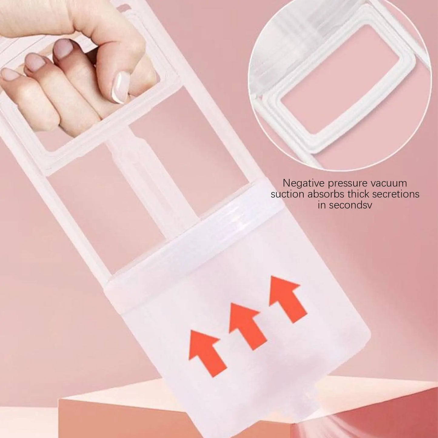 Manual nasal aspirator negative pressure vacuum nasal aspirator Handheld Nose Sucker Hand Puller Clogged Passages and Boogers