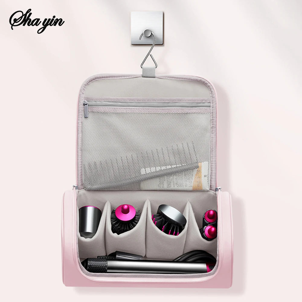 Hair Dryer Storage Bag, Multifunctional Curling Wand Travel Pouch, Portable Makeup Bag For Men And Women