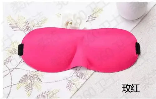 1Pcs 3D Sleep Mask Natural Sleeping Eye Mask Eyeshade Cover Shade Eye Patch Women Men Soft Portable Blindfold Travel Eyepatch