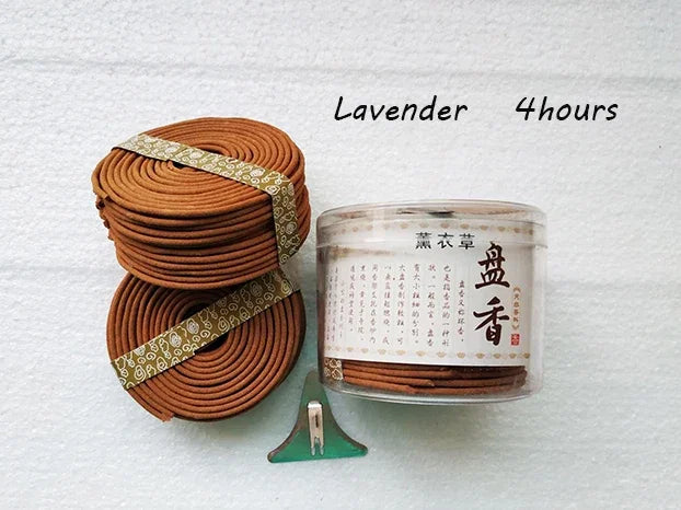 Y 48pcs/box Natural Coil Incense Aromatherapy Fragrance Indoors Indian Buddhist Sandalwood Incense Without Censer Home Fragrance