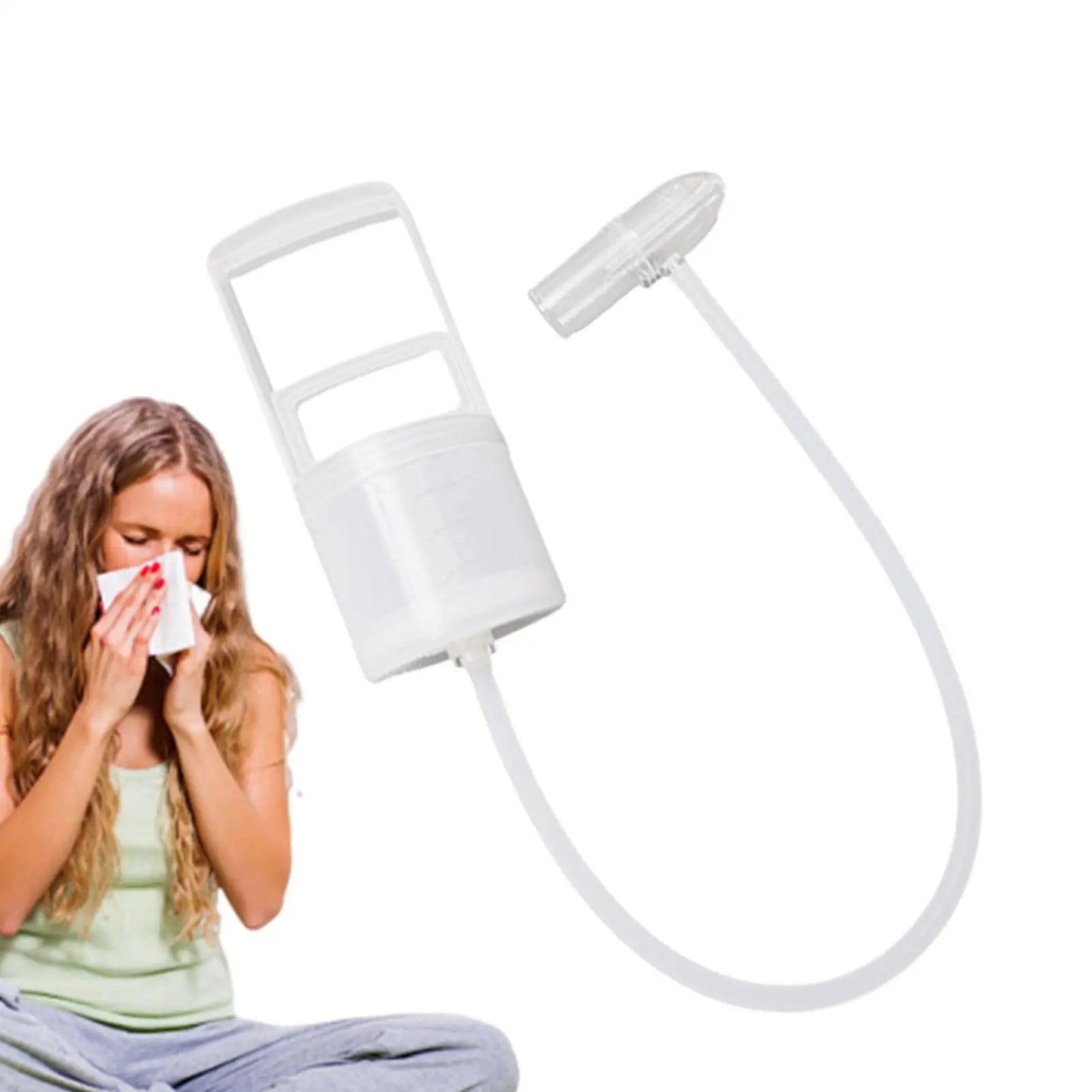 Manual nasal aspirator negative pressure vacuum nasal aspirator Handheld Nose Sucker Hand Puller Clogged Passages and Boogers