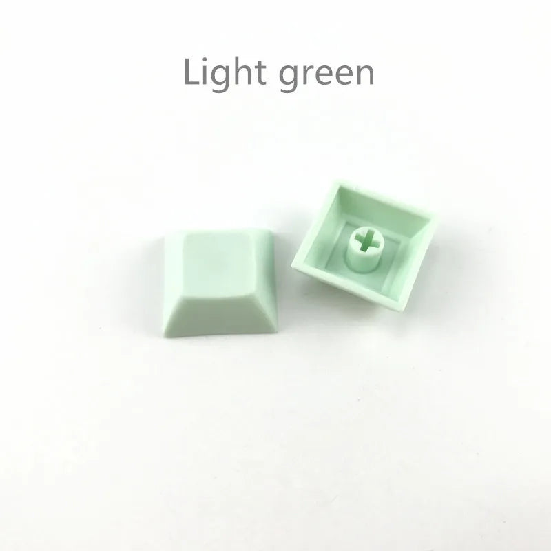 Cool Jazz pbt keycap dsa 1u mixded color  green yellow blue white Transparent keycaps for gaming mechanical keyboard