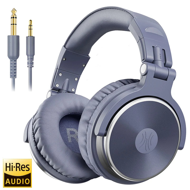 Oneodio Pro-10 Wired Headphones with 50mm Quality HiFi Drivers Stereo Big Headphones Studio Mixing Recording Monitoring Headset