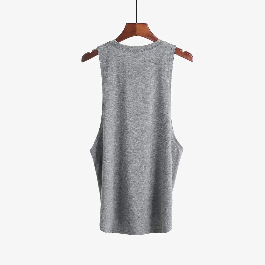 Fitness Clothing Blank Sleeveless Shirt Men's Gym Stringer Tank Top Bodybuilding Tank Top Men Sportswear Undershirt Fashion Vest