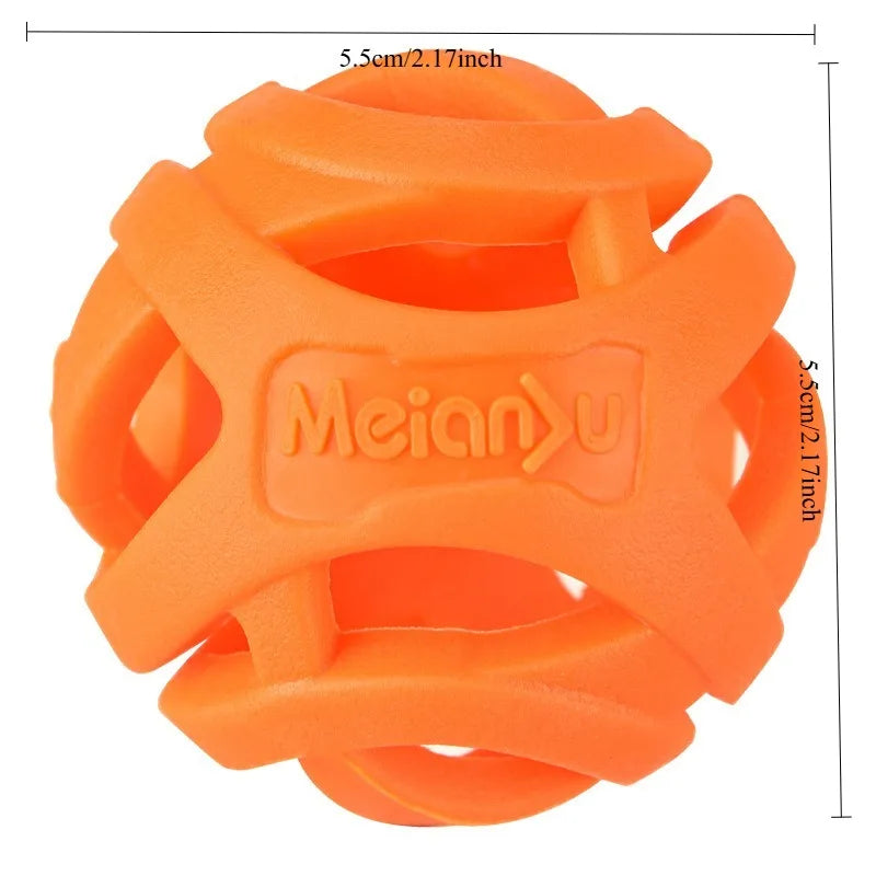 Pet Toys - Bite-resistant Chewing Balls - Hollow Elastic Balls - Training Balls - Entertainment and Relaxation Toys - Pet Supplies