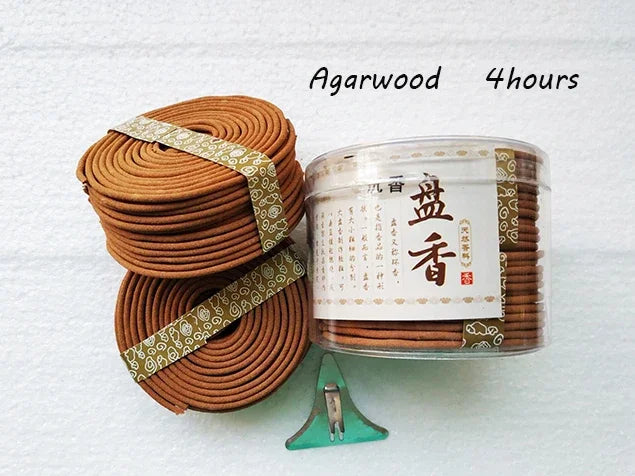Y 48pcs/box Natural Coil Incense Aromatherapy Fragrance Indoors Indian Buddhist Sandalwood Incense Without Censer Home Fragrance