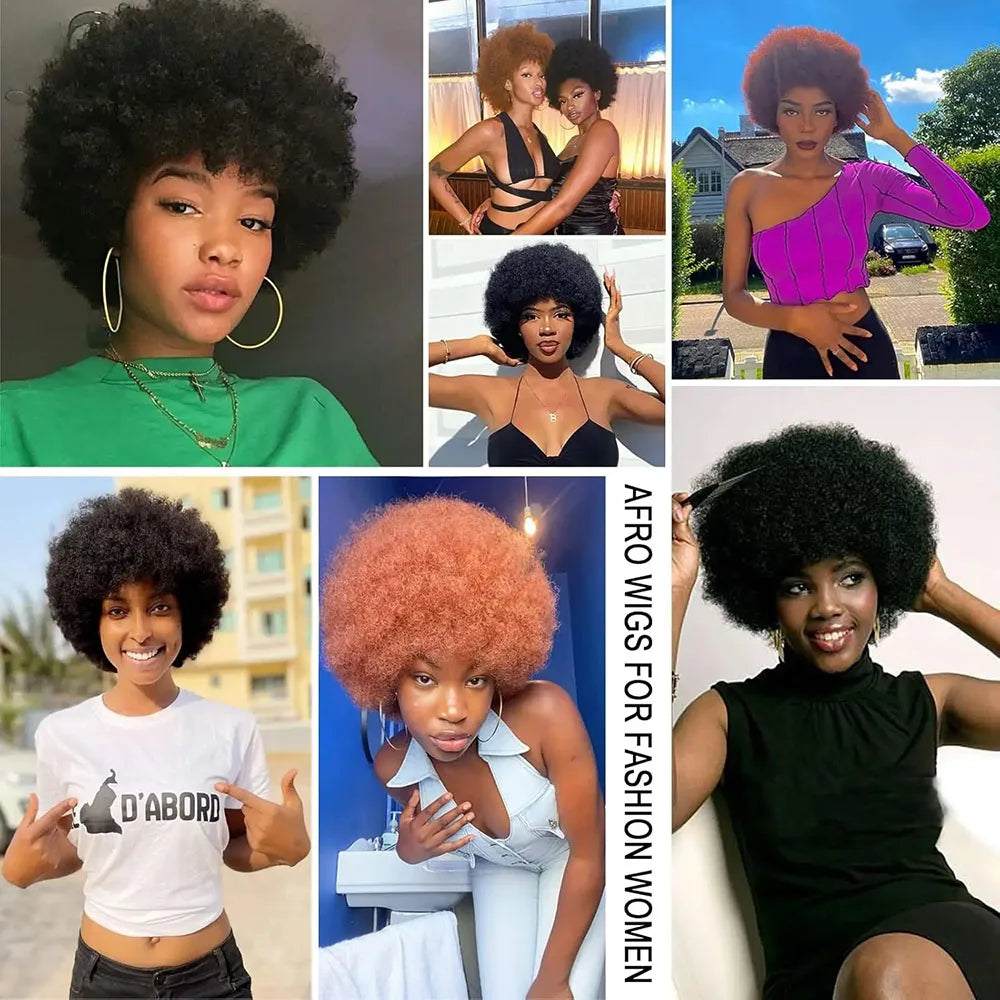 13X4 Lace Frontal Afro Kinky Curly Human Hair Short Pixie Cut Wigs For Women Short Curly Pixie Remy Wig Black Color 250% Density
