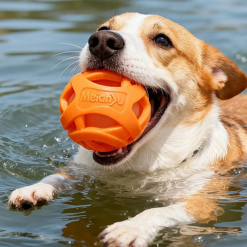 Pet Toys - Bite-resistant Chewing Balls - Hollow Elastic Balls - Training Balls - Entertainment and Relaxation Toys - Pet Supplies