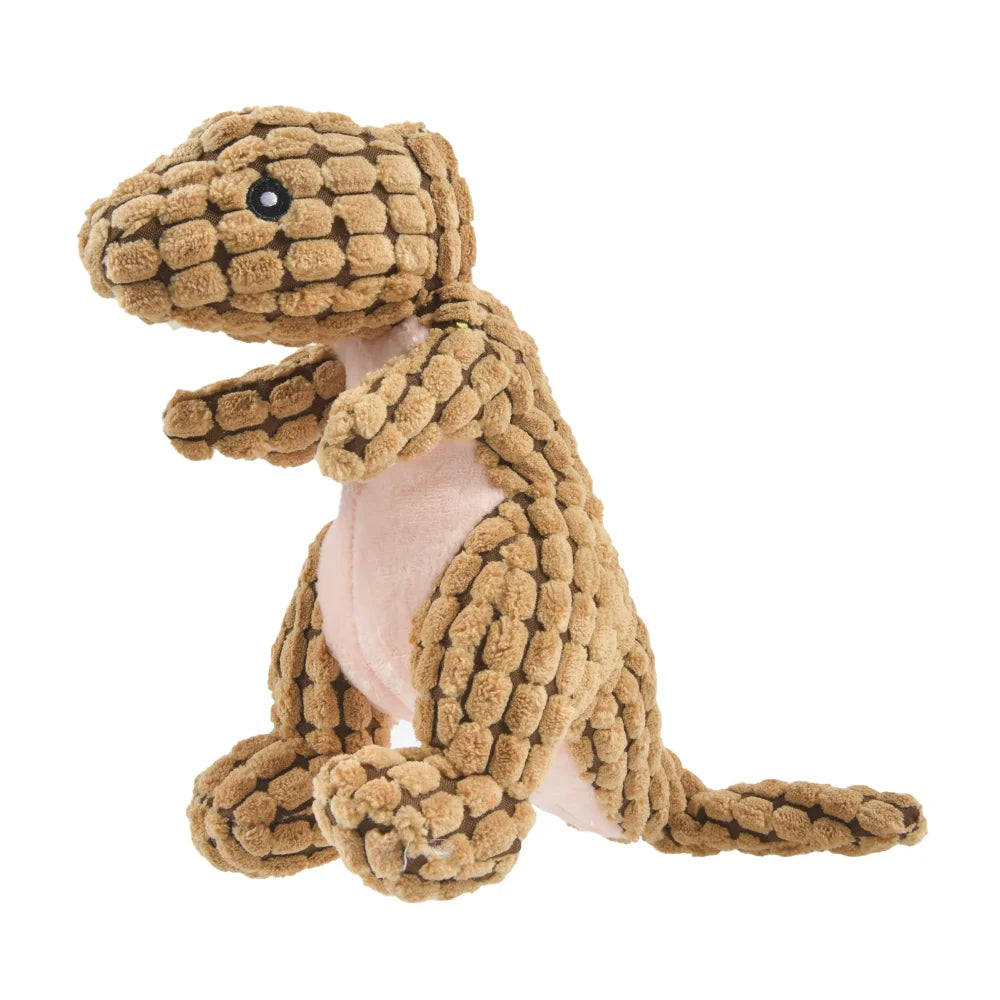 Cats and Dogs Pet Plush Dinosaur Toys Interactive Dog Chew Toys Plush Stuffed Pet Supplies Dog Toys for Small Dogs