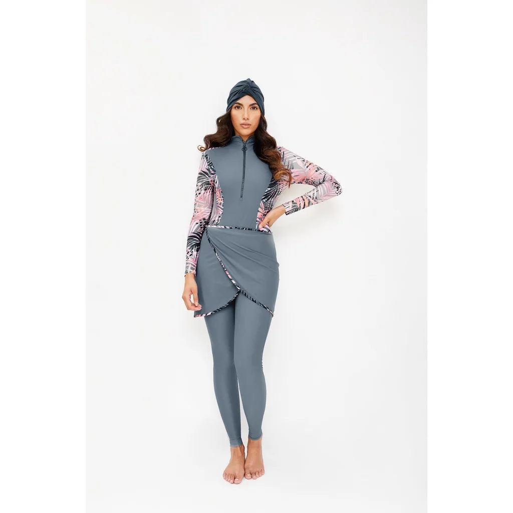 3PCS/Set Women Muslim Clothing Muslim Swimwear Long Sleeve Sport Swimsuit Burkini Swimming Maillot Bain Femme Musulmane Suit