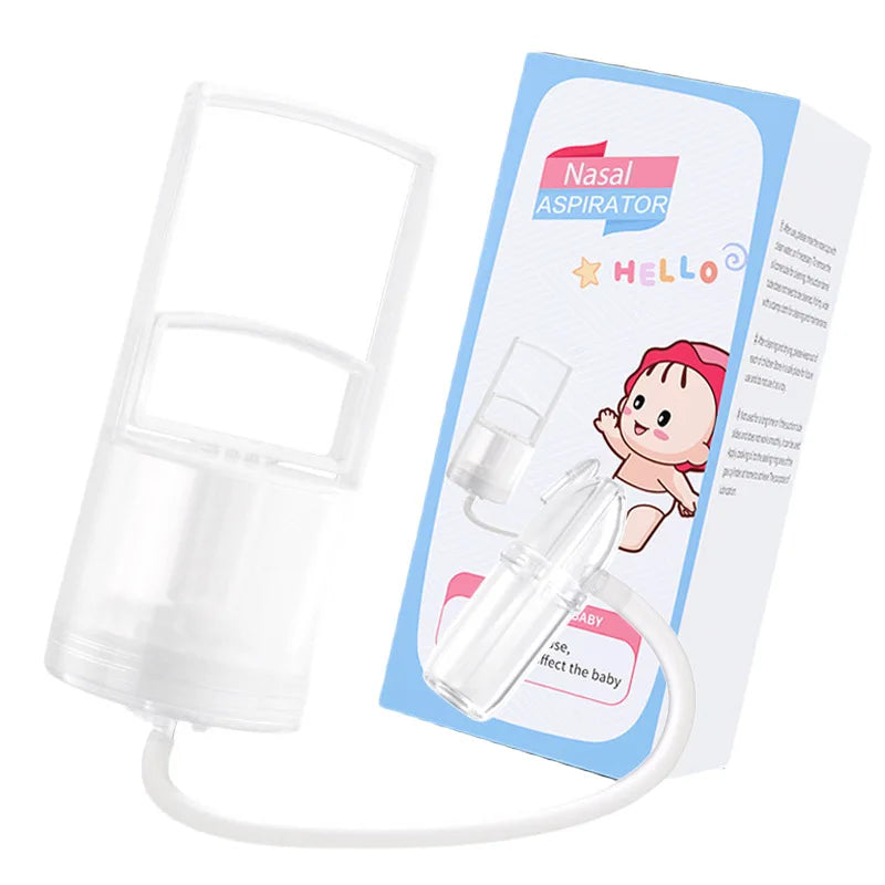 Baby Nasal Aspirator Powerful Hand Pump Safe Nose Cleaner For Newborn Quiet Manual Nose Suctioner for Babies Kids Mucus Relief
