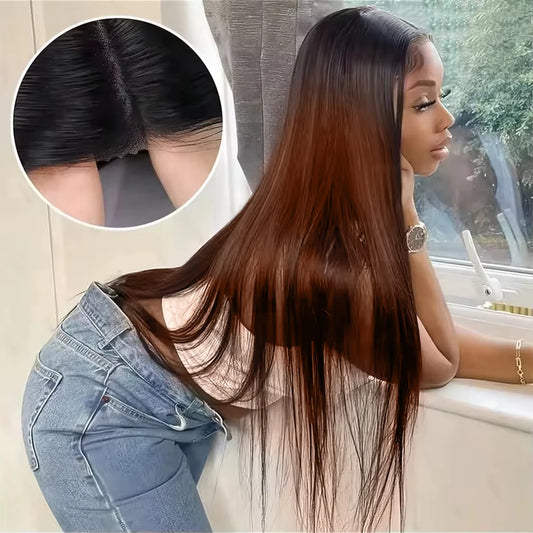 250% Wear Go Vietnamese 13x4 Hd Colorful Shadow Right Lace Frontal Hair Humans Wigs Emphasize Wigs Without Glue Women Natural