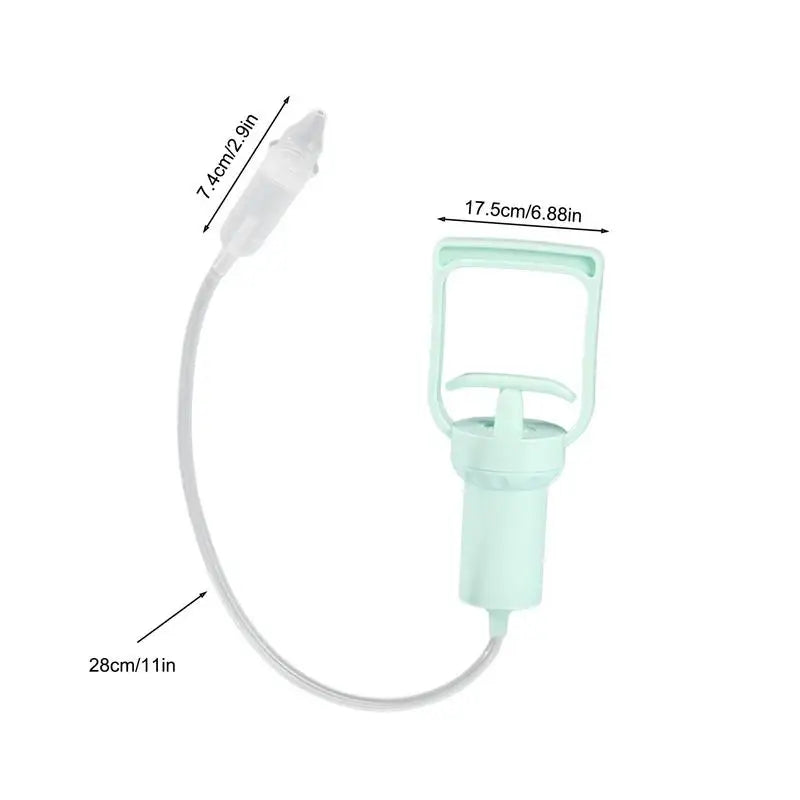 Baby Nasal Aspirator Powerful Hand Pump Safe Comfortable Nose Cleaner For Newborns Toddlers Kids Congestion Relief Mucus Remover