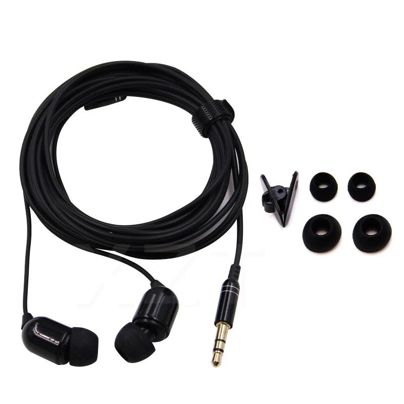 High-Quality Long In-Ear Wired Earphone Monitor Headphone 3.5mm Stereo Headset for Xiaomi iPhone 5 6 Phone