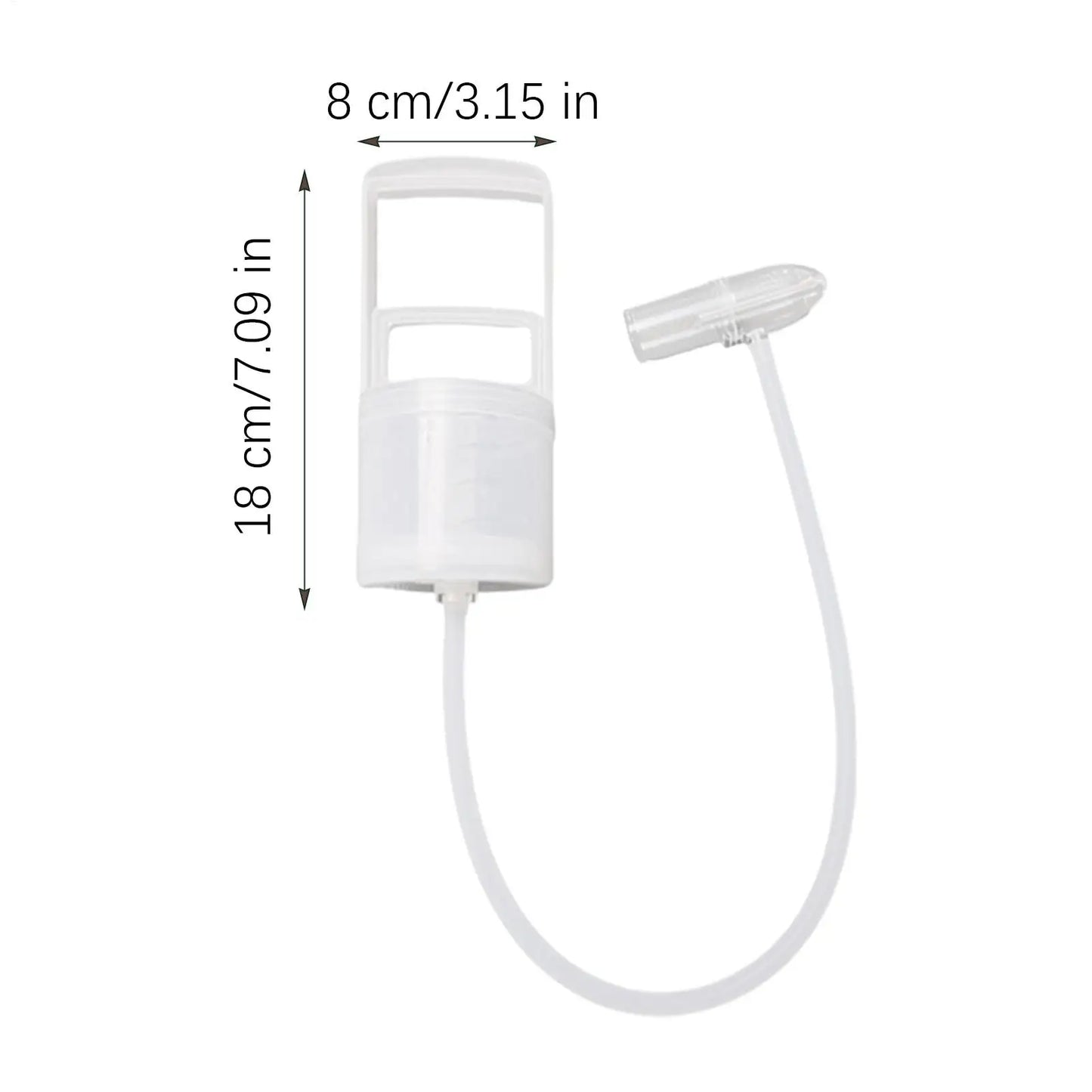 Baby Nasal Aspirator Powerful Hand Pump Nose Sucker Quiet Manual Nose Suctioners for Babies Baby Nasal Sucker Aspirator Snot