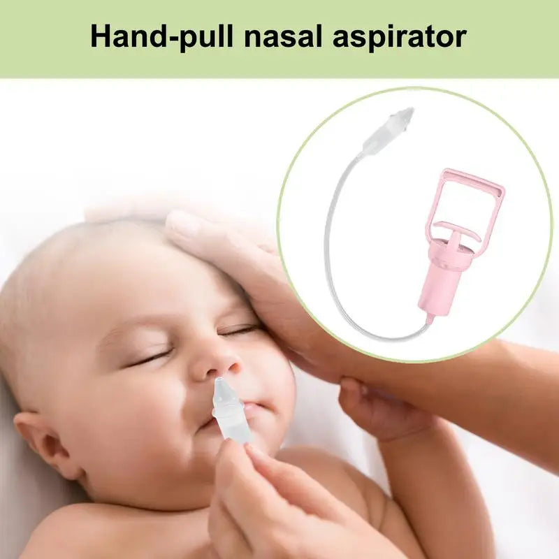 Baby Nasal Aspirator Powerful Hand Pump Safe Comfortable Nose Cleaner For Newborns Toddlers Kids Congestion Relief Mucus Remover