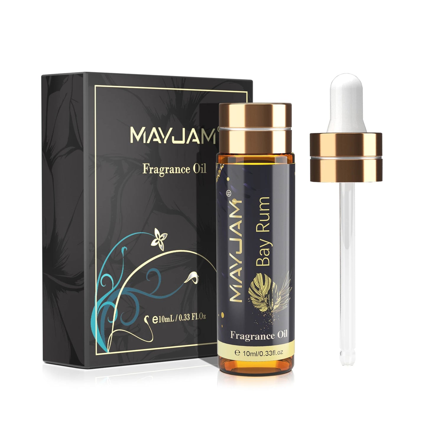 MAYJAM Fragrance Oils with Dropper Bamboo Bay Rum Forest Pine Fresh Cut Grass Rain New Aroma Oils For Humidifier Diffuser
