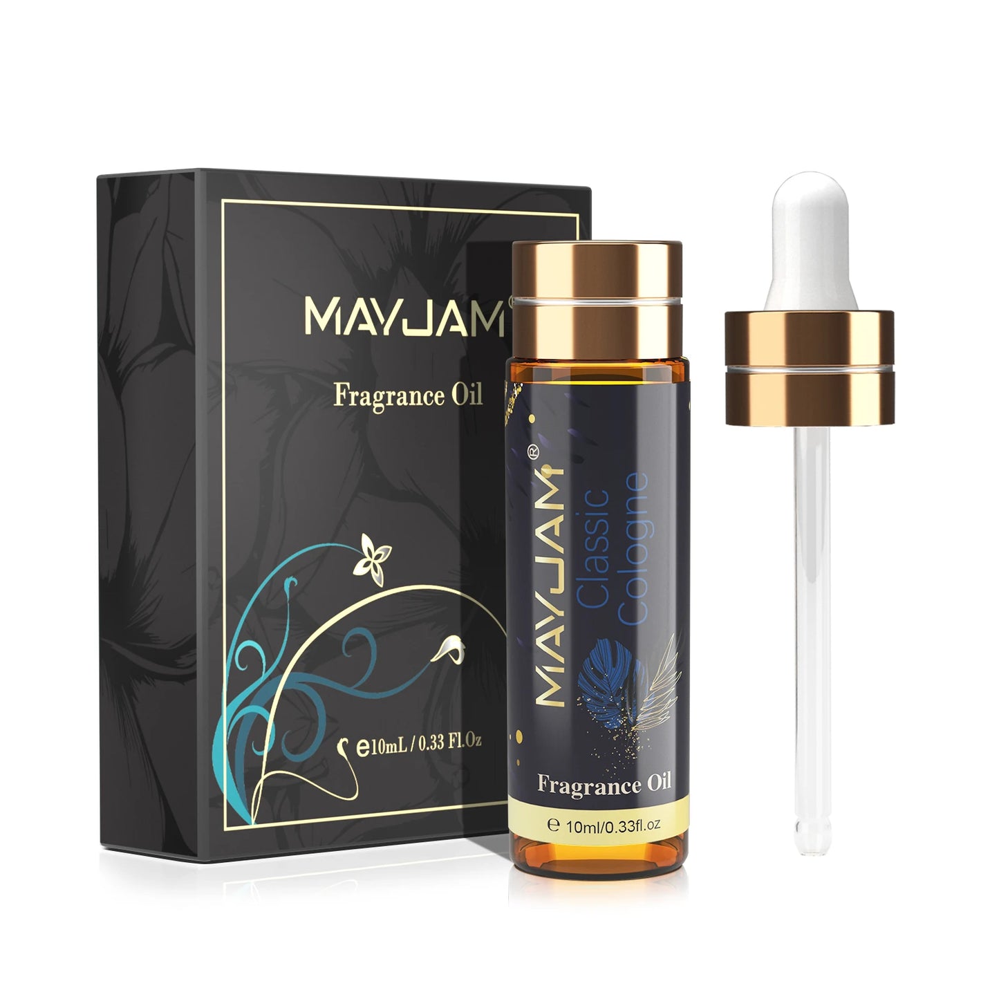 MAYJAM Fragrance Oils with Dropper Bamboo Bay Rum Forest Pine Fresh Cut Grass Rain New Aroma Oils For Humidifier Diffuser