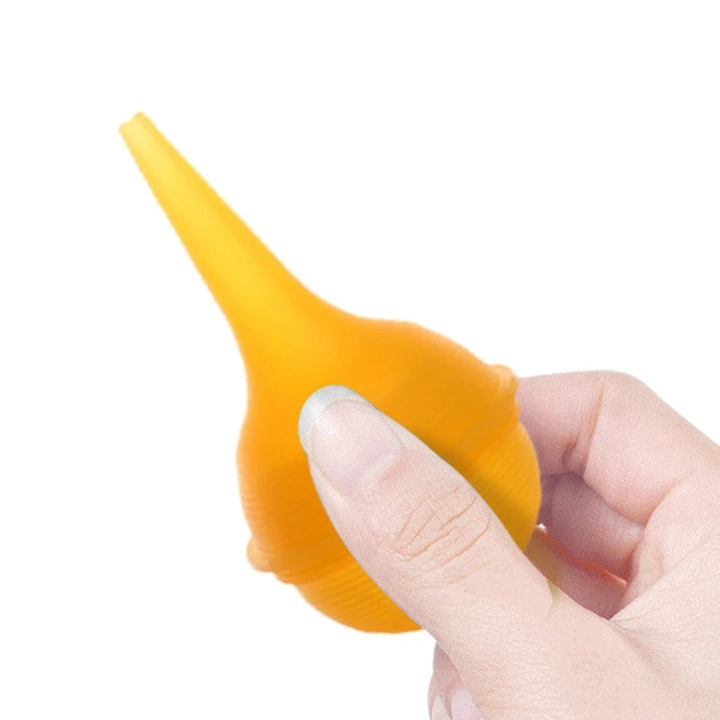 Baby Nasal Aspirator Nose Aspirator Vacuum Suction Kit Nose Cleaner with Soft Silicone Nozzle Hand Squeeze Snot Remover