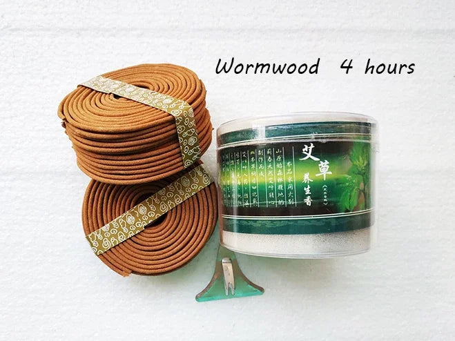 Y 48pcs/box Natural Coil Incense Aromatherapy Fragrance Indoors Indian Buddhist Sandalwood Incense Without Censer Home Fragrance