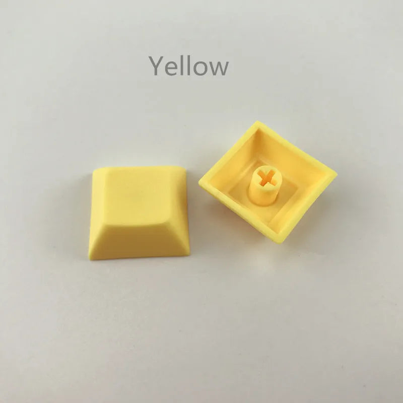 Cool Jazz pbt keycap dsa 1u mixded color  green yellow blue white Transparent keycaps for gaming mechanical keyboard