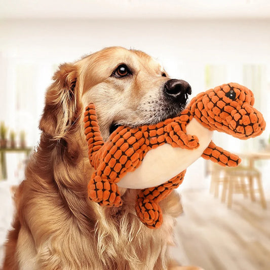 Cats and Dogs Pet Plush Dinosaur Toys Interactive Dog Chew Toys Plush Stuffed Pet Supplies Dog Toys for Small Dogs